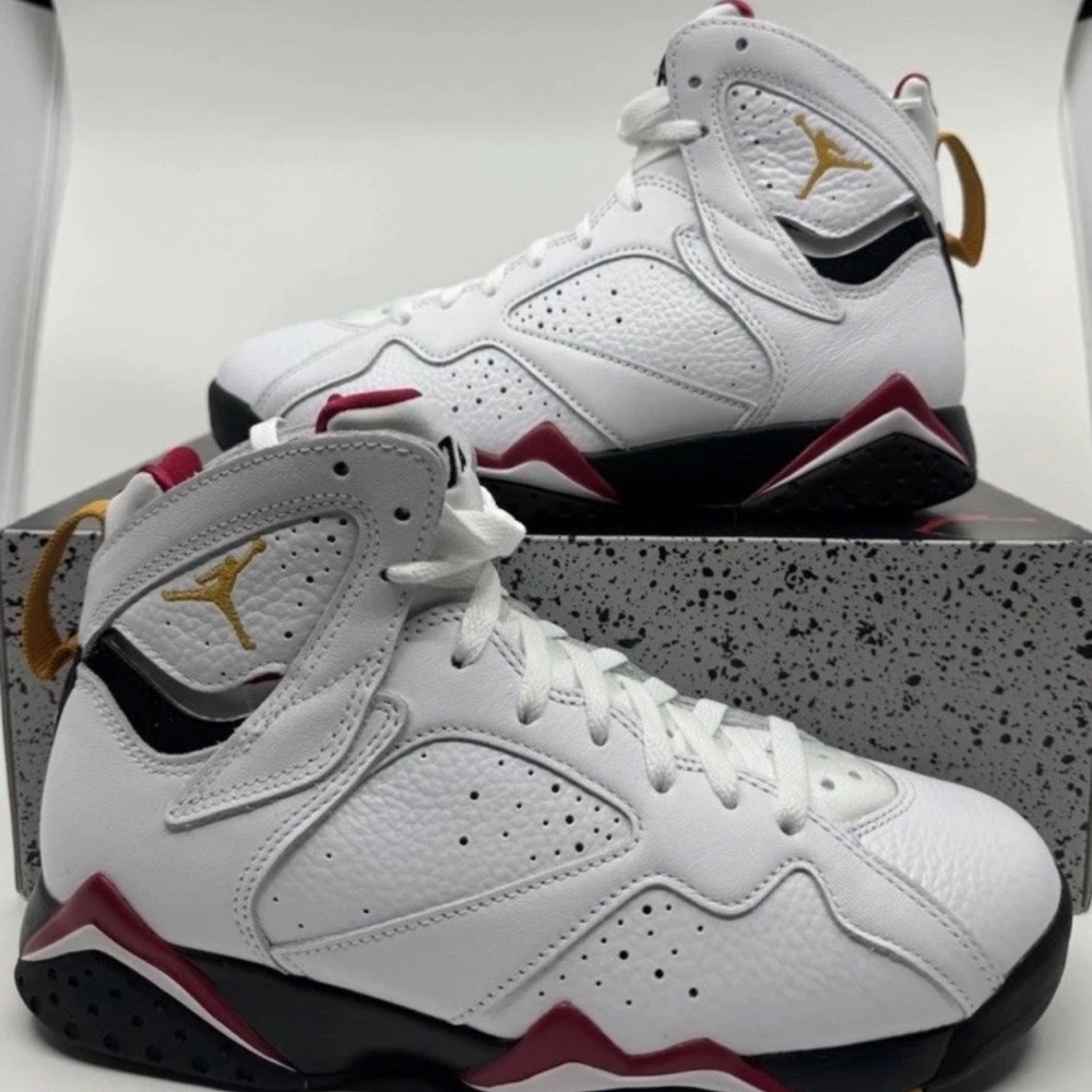 Nike air jordan 7 Cardinal OG Retro Men’s size 5 and 5.5 NOT GS SIZING